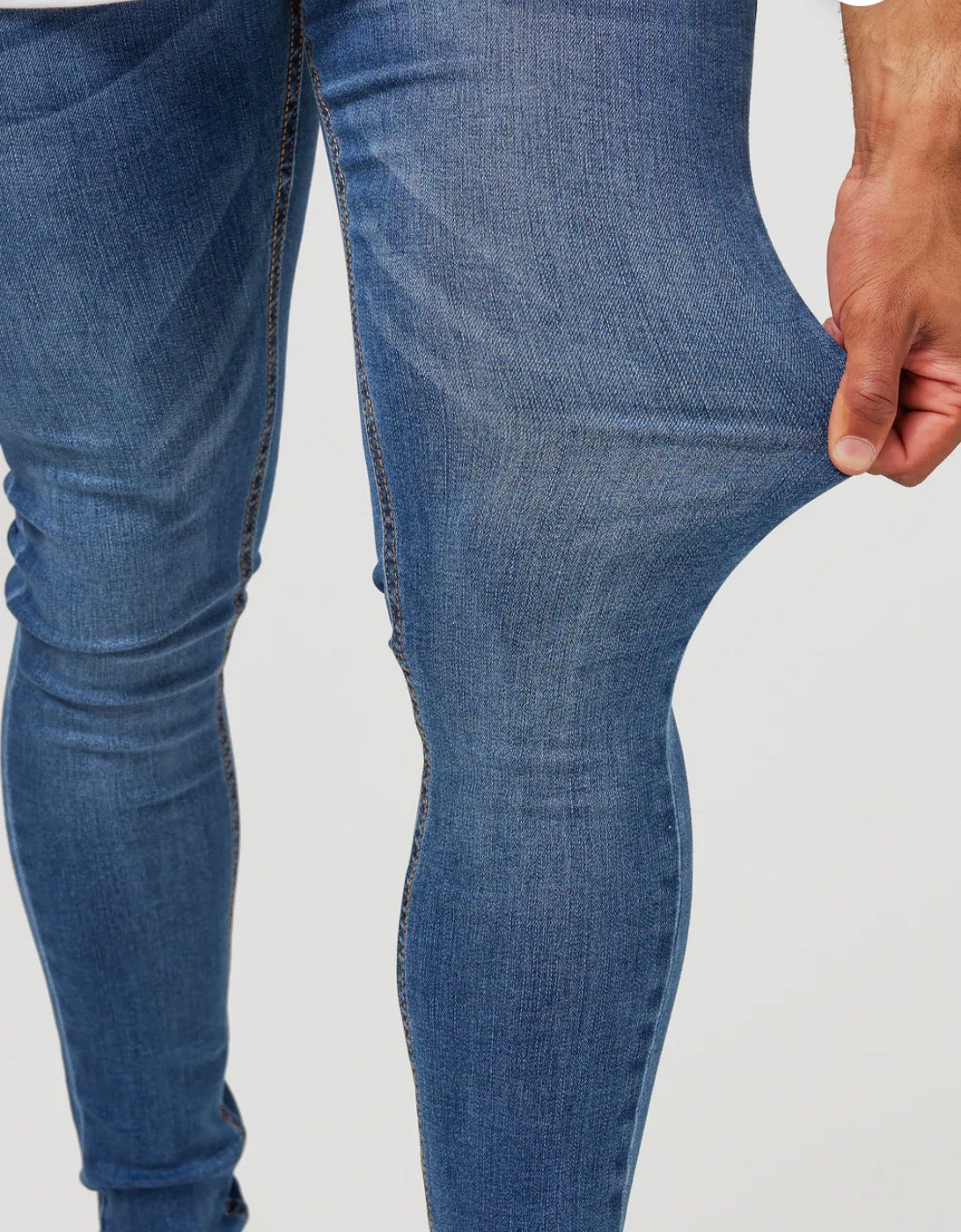 DARK BLUE SKINNY FIT JEANS