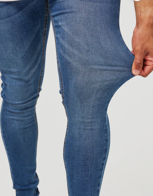DARK BLUE SKINNY FIT JEANS